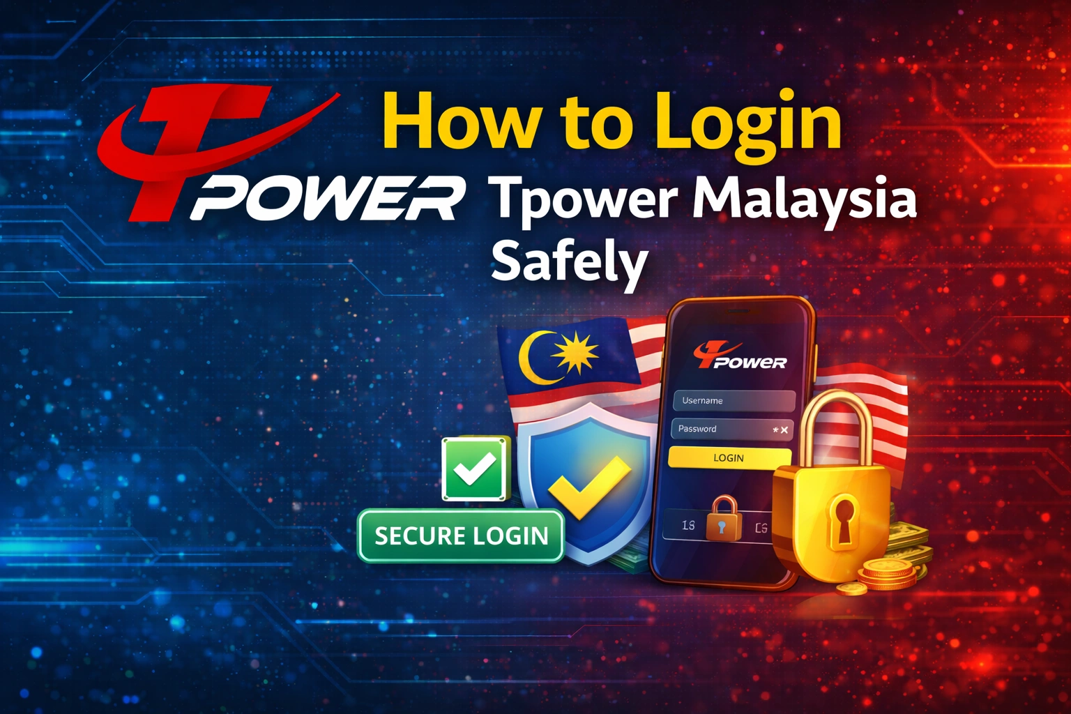 How to login Tpower Malaysia safely on official website