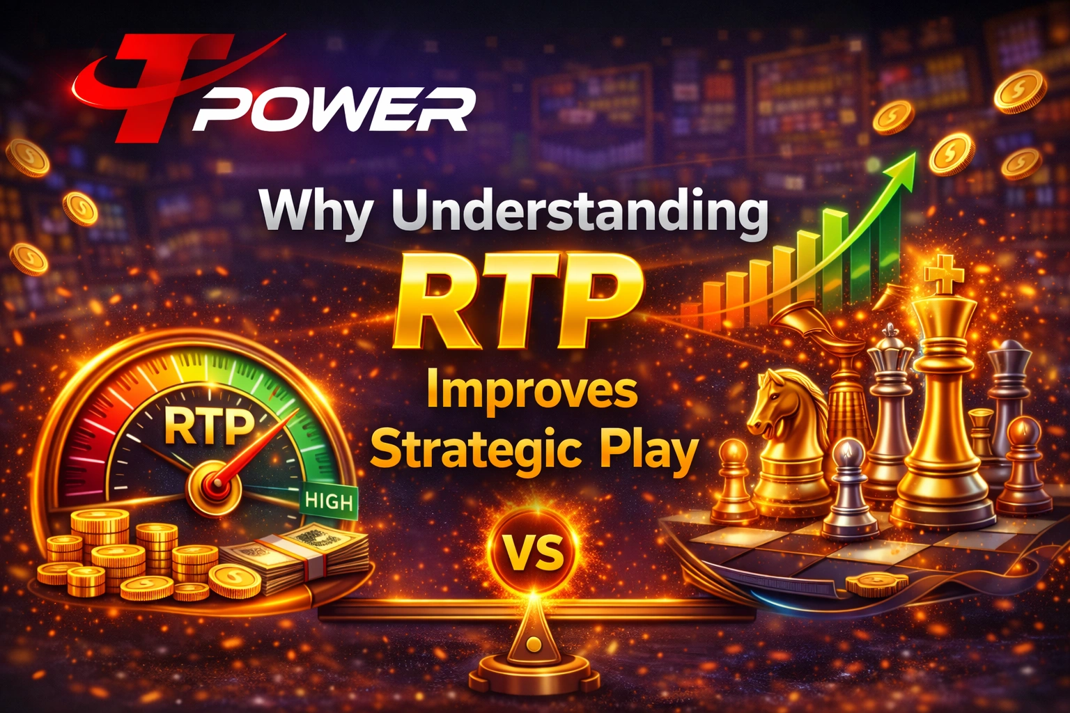 Why understanding RTP improves strategic play with growth chart and game strategy visuals