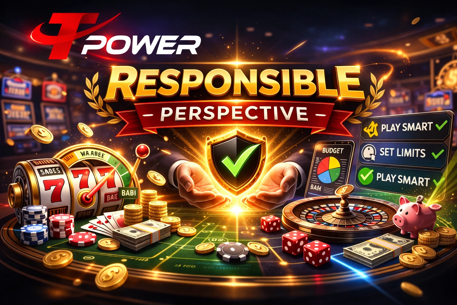 Responsible gaming perspective with budget control and play smart reminder