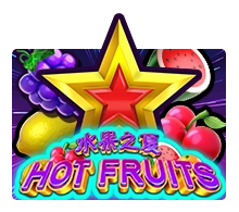 Hot Fruits Joker slot game with colorful fruit symbols and classic reels