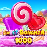 Sweet Bonanza 1000 slot game by Pragmatic Play with candy-themed visuals