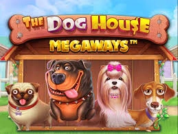 The Dog House Megaways slot game by Pragmatic Play featuring dog characters