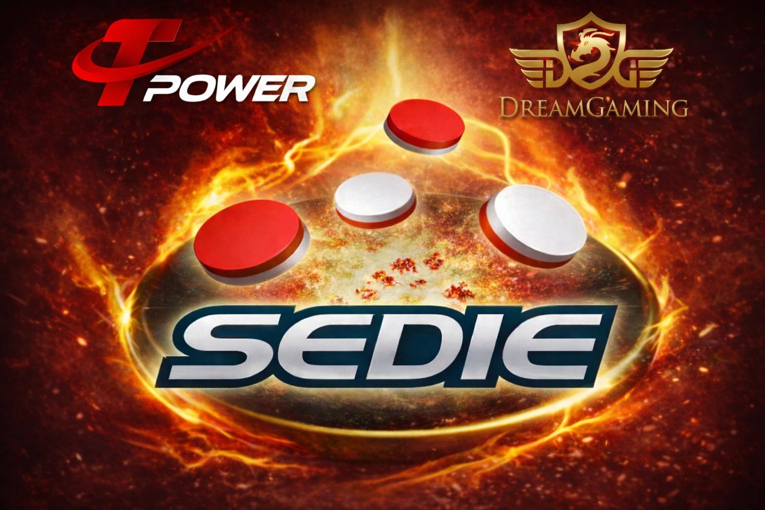 Dream Gaming Se Die live dice game with Tpower logo