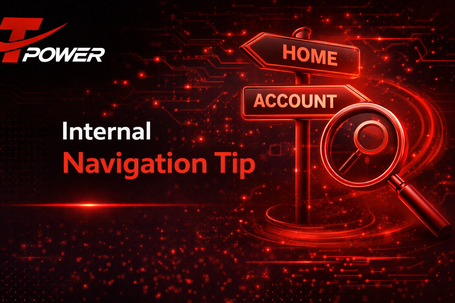 TPower internal navigation tip homepage account login access guide Malaysia