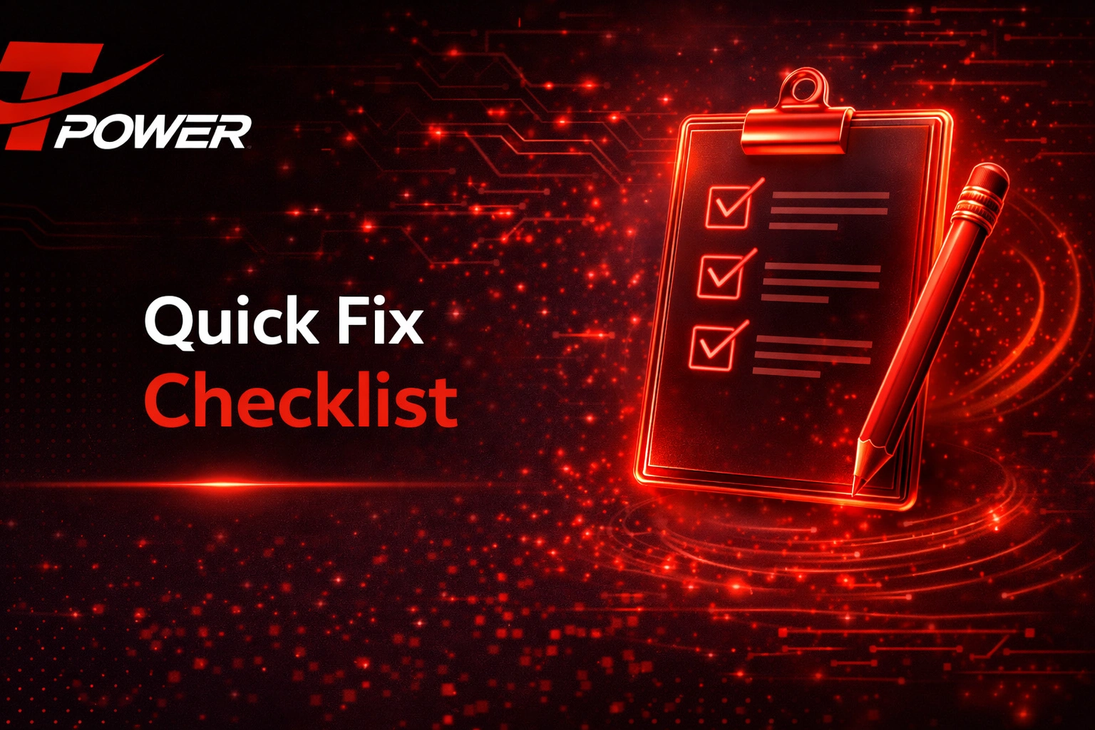 TPower login quick fix checklist Malaysia troubleshooting steps login problem solution