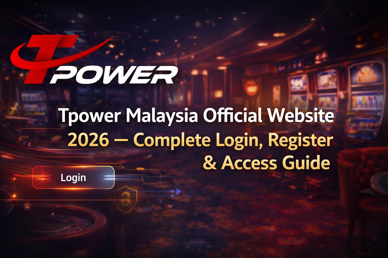 Tpower Malaysia official website 2026 login register access guide banner