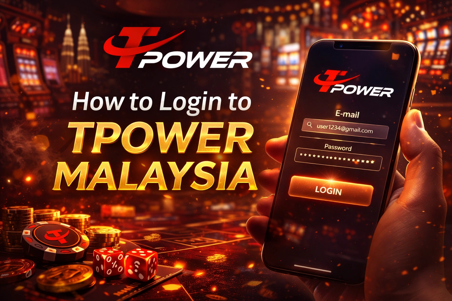 How to login to Tpower Malaysia account secure access page