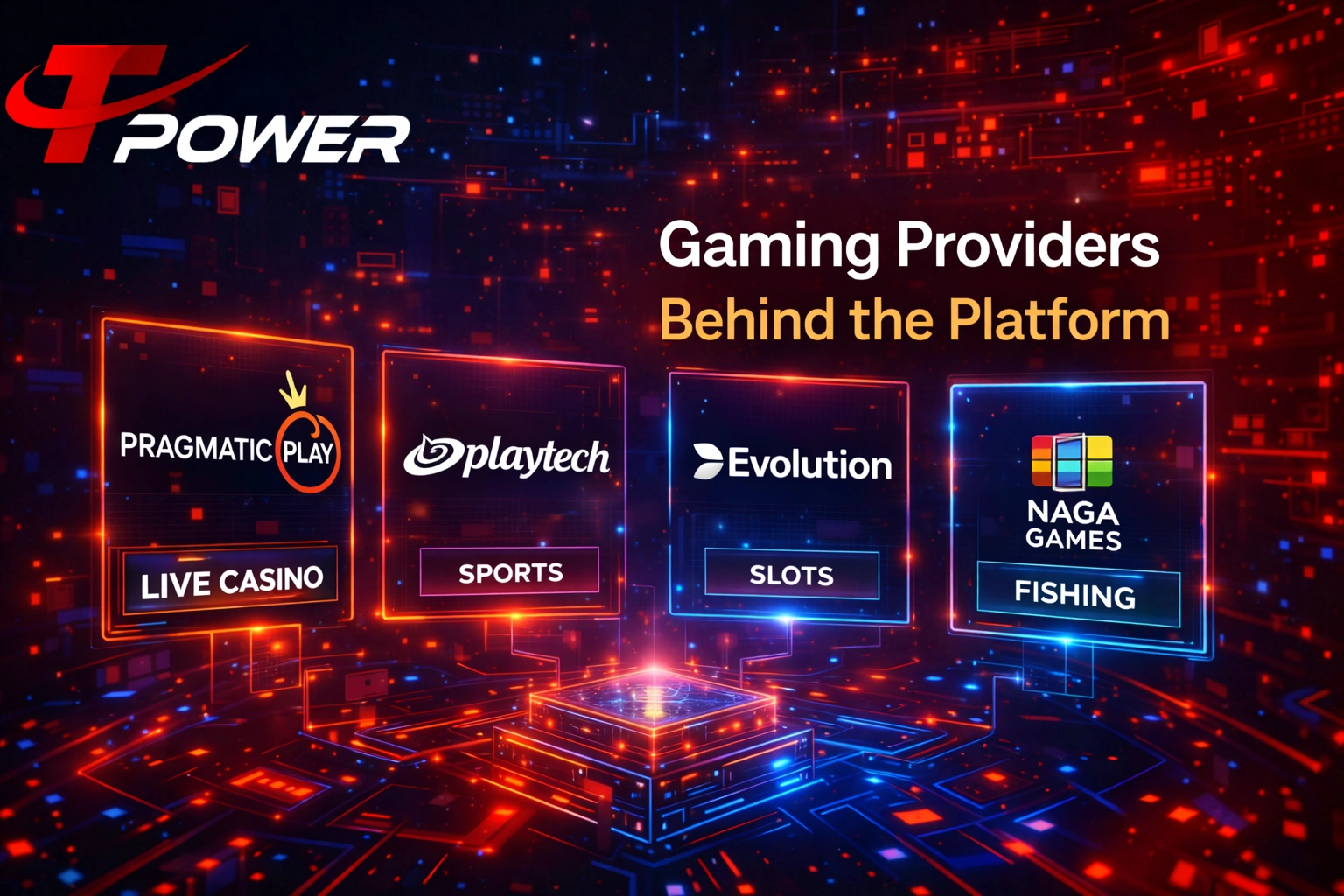 casino gaming providers including pragmatic play playtech evolution and naga games powering online casino platforms