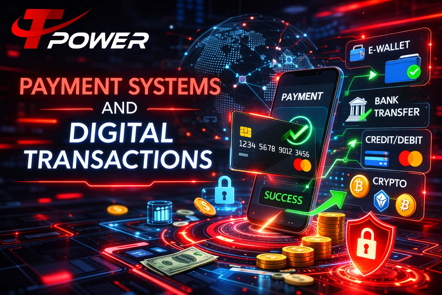 digital payment systems including e wallet bank transfer credit card and cryptocurrency for online gaming platforms