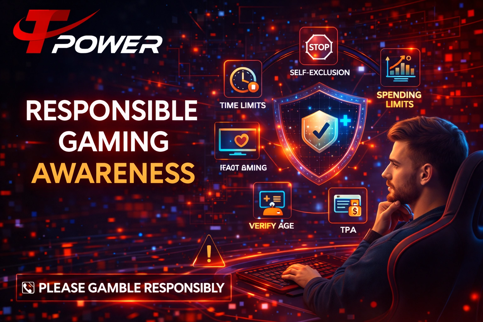 responsible gaming awareness including time limits spending limits and self exclusion tools