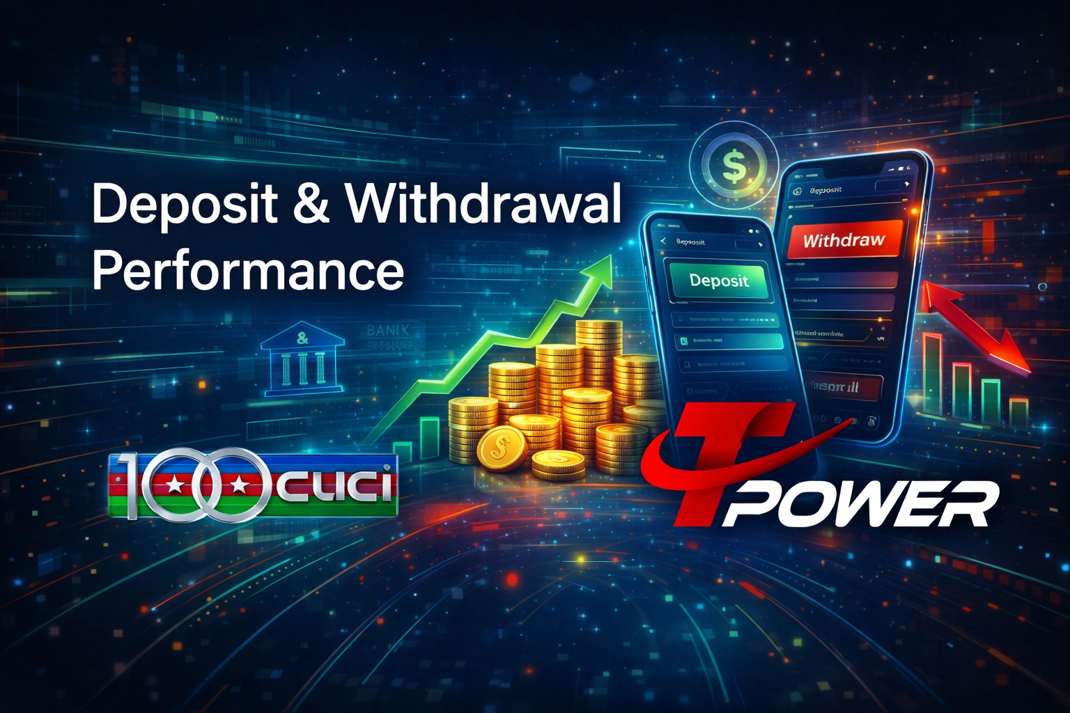 TPower deposit and withdrawal performance showing fast payout and transaction speed