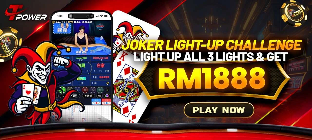 Tpower Joker Light Up Challenge Promotion RM1888