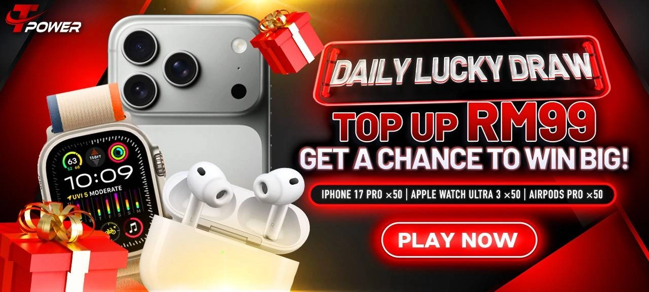 Tpower RM99 Top Up Lucky Draw Promotion