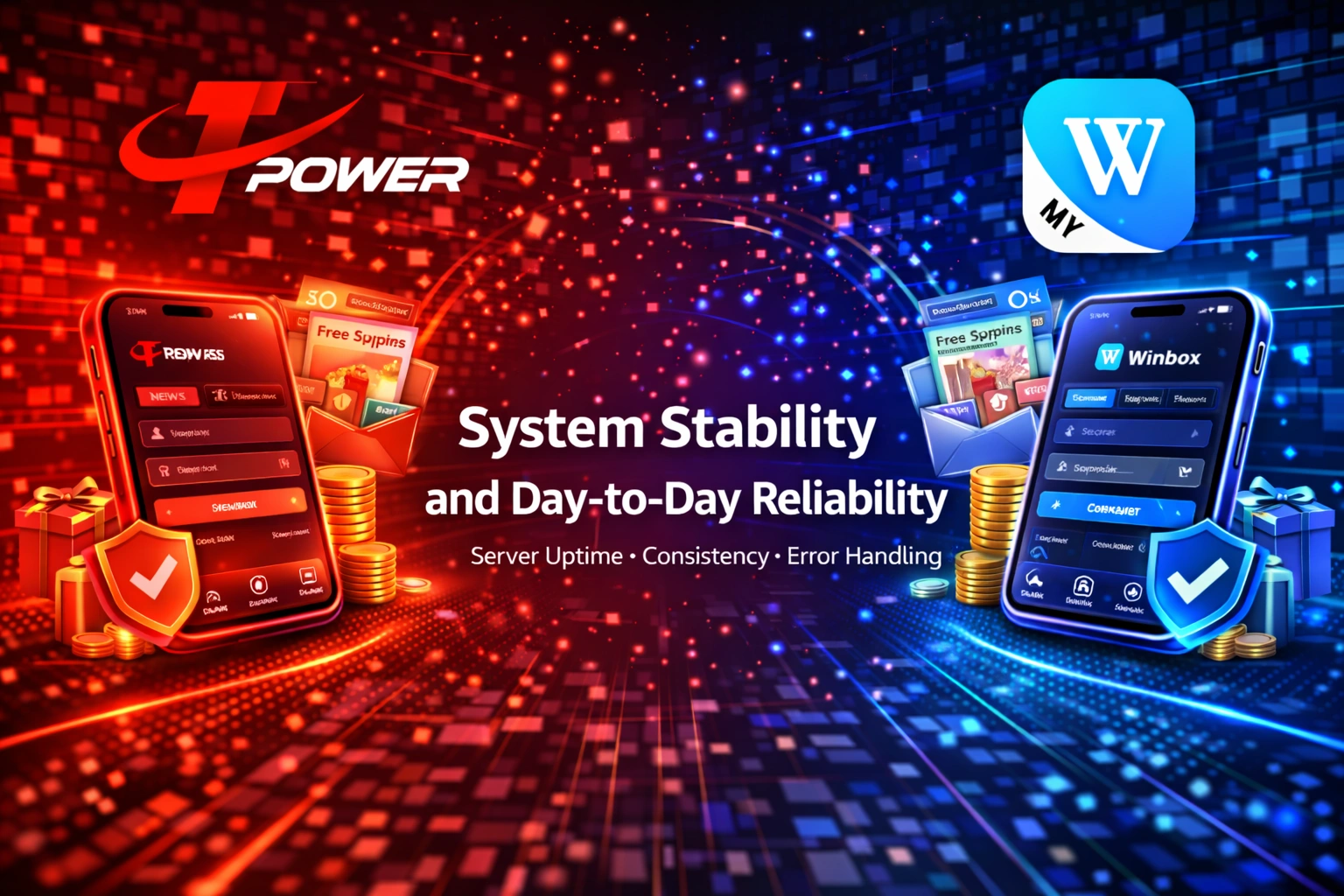 System stability and daily reliability comparison between TPower and Winbox