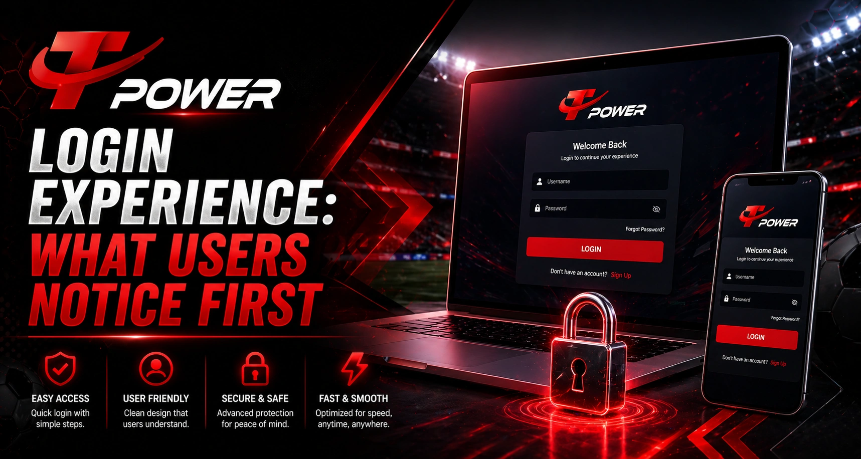 Tpower login experience interface showing secure and fast user access on mobile and desktop with smooth performance