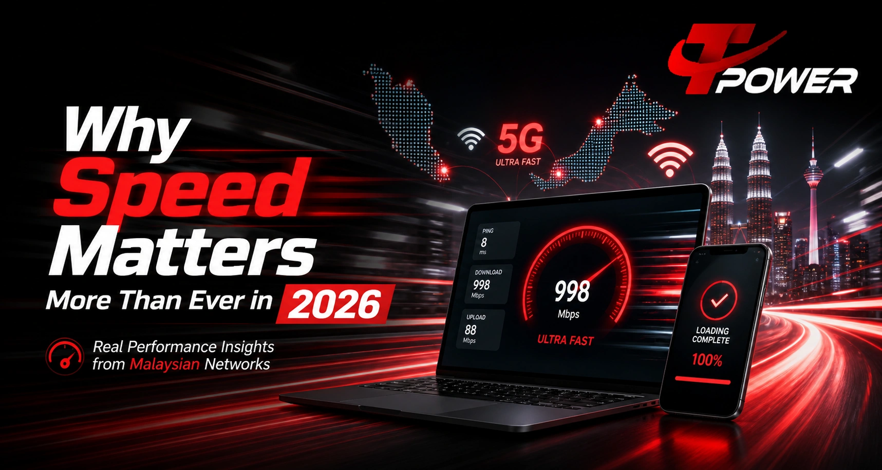 Why speed matters 2026 Malaysia network performance fast loading user experience Tpower