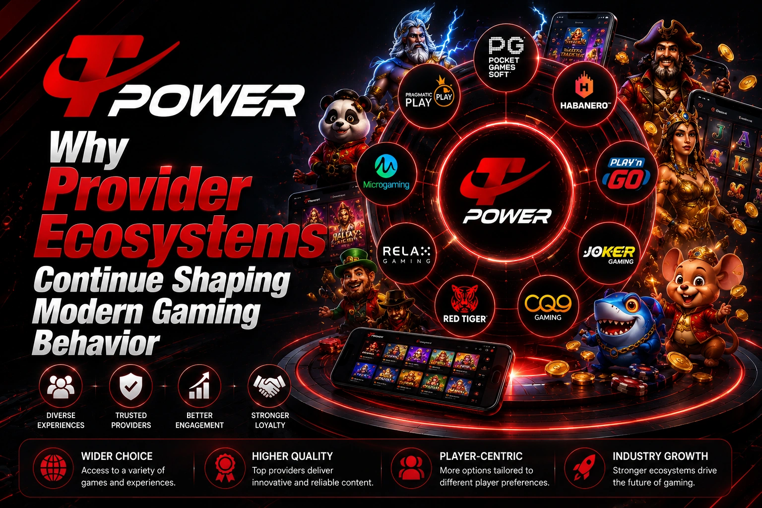Why provider ecosystems continue shaping modern gaming behavior among TPower Malaysia users