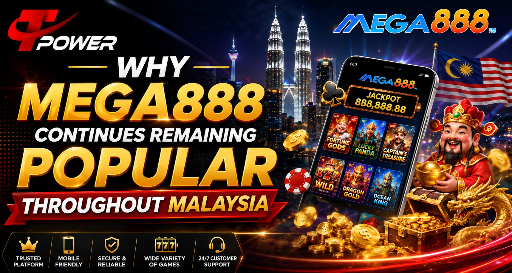Why Mega888 continues remaining popular throughout Malaysia with mobile gaming accessibility and trusted platform experience