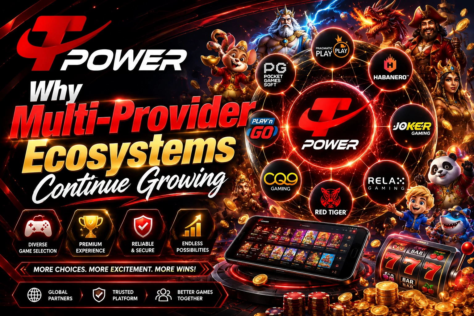 Why multi-provider ecosystems continue growing across TPower Malaysia gaming platforms
