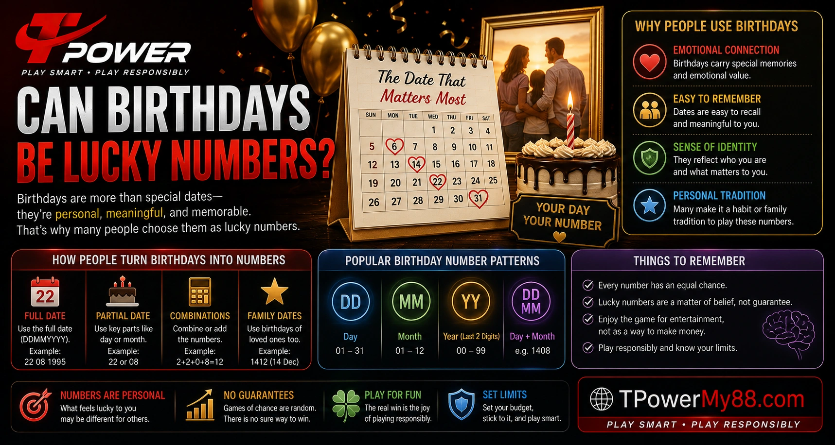 Can birthdays become lucky numbers psychology